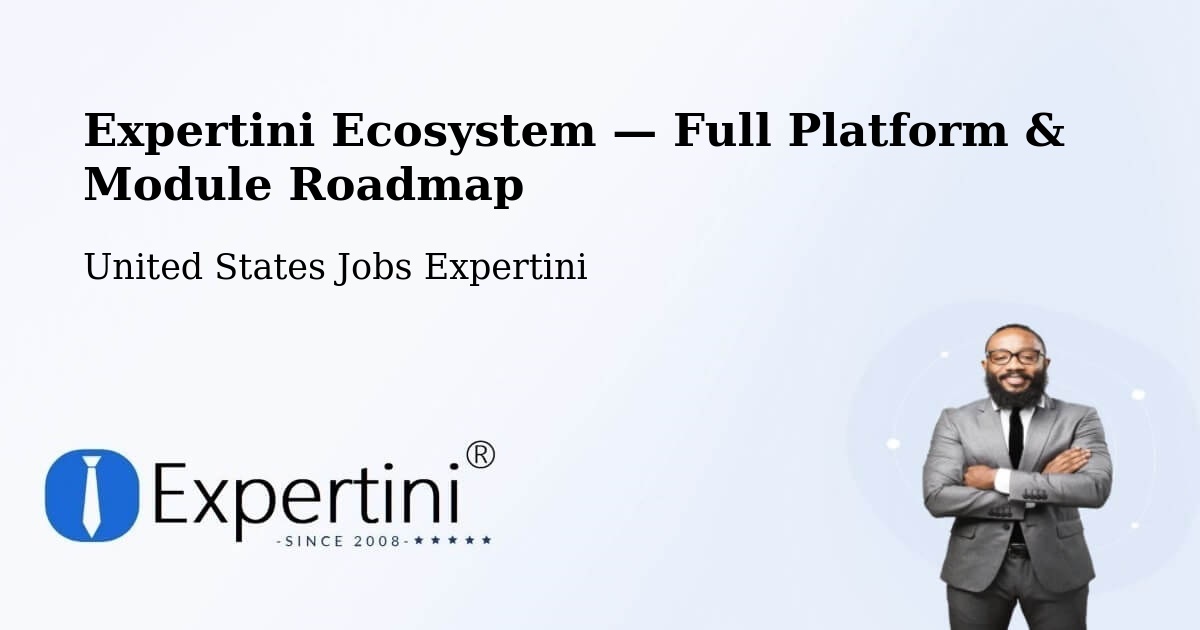 Expertini Ecosystem — Full Platform & Module Roadmap – Vinton