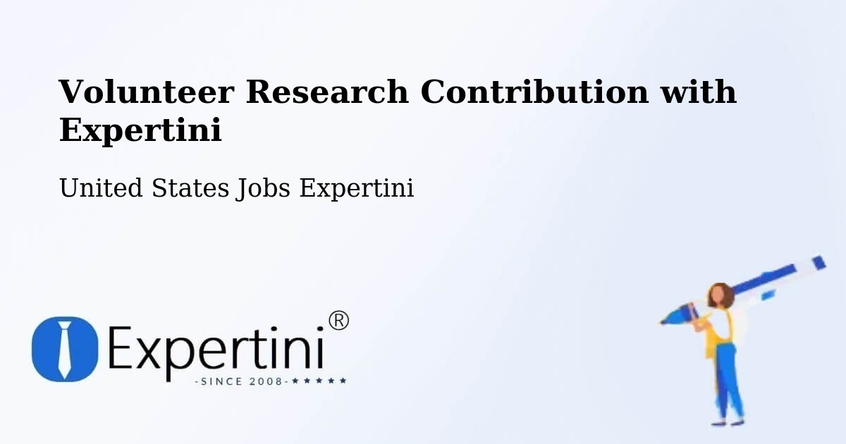 Volunteer Research Contribution Program – Vinton - United States Jobs Expertini